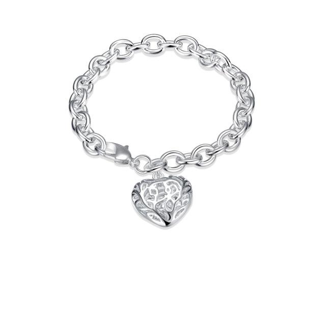 11 style silver Color Charm Bracelets For Women Heart Horse Charm Design Bracelets Korea Jewelry femme New Mymaebell.com 7