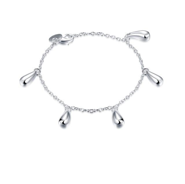 11 style silver Color Charm Bracelets For Women Heart Horse Charm Design Bracelets Korea Jewelry femme New Mymaebell.com 8