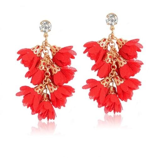 Romantic Tassels Earring Mymaebell.com Red