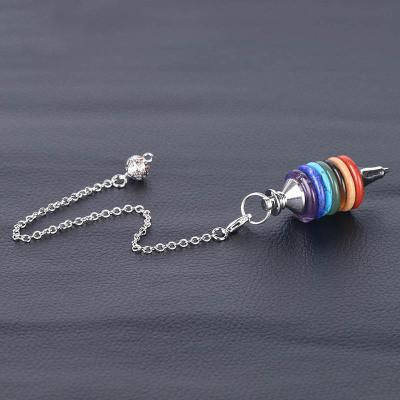 chakras divination pendulum necklace Mymaebell.com