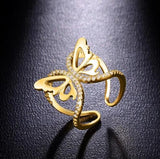 Butterfly Ring rings Mymaebell.com