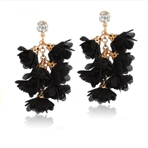 Romantic Tassels Earring Mymaebell.com Black