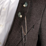 Angle Wings Brooches Pins Blue Paint Alloy Metal Tassel Broche Mymaebell.com