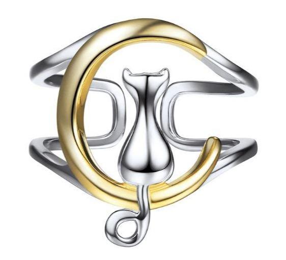 Animal Cat Jewelry rings Mymaebell.com One size