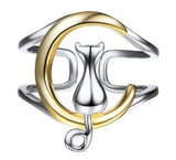 Animal Cat Jewelry rings Mymaebell.com One size