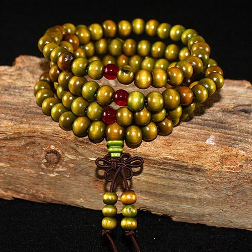 Beaded Knot black ebony Men Bracelets Bangles bracelet Mymaebell.com Green
