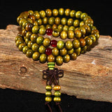 Beaded Knot black ebony Men Bracelets Bangles bracelet Mymaebell.com Green