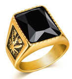 Black Red Stone Mymaebell.com 10 Gold Black