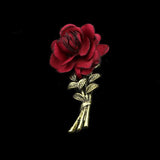 Breastpin Pin Golden Jewelry Rose Flower Banquet Stick Corsage Collar Pins Broche Mymaebell.com 14
