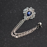 British Style Vintage Crystal Cross Broche Mymaebell.com 25