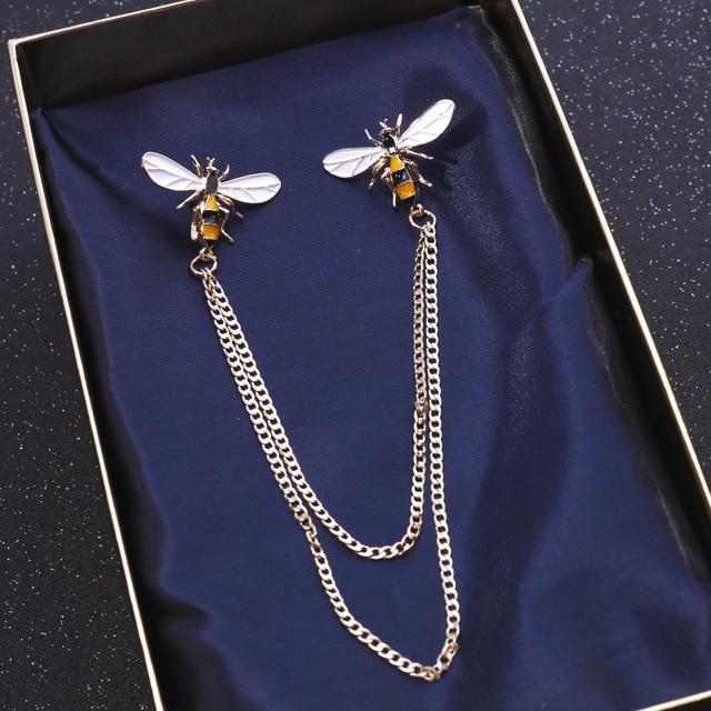 British Style Vintage Crystal Cross Broche Mymaebell.com 7