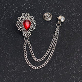 British Style Vintage Crystal Cross Broche Mymaebell.com 24