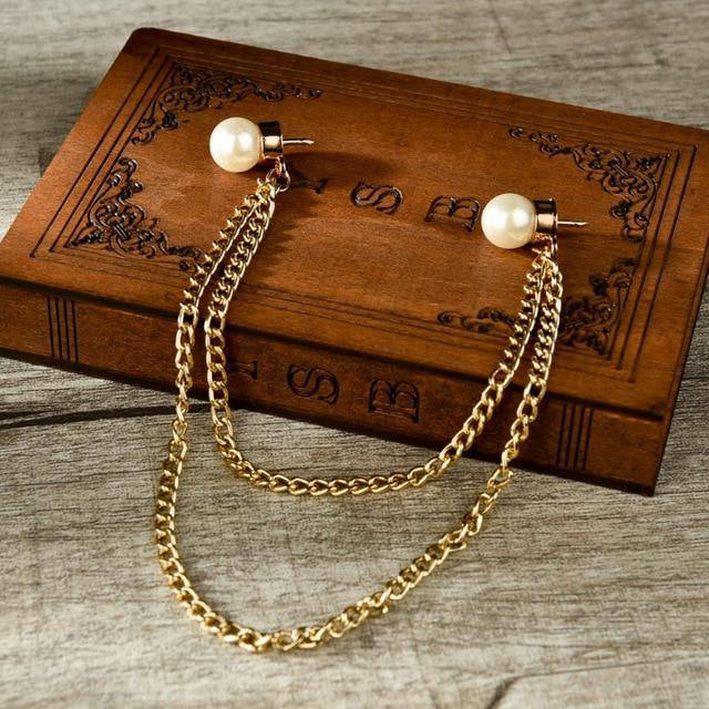 British Style Vintage Crystal Cross Broche Mymaebell.com 18