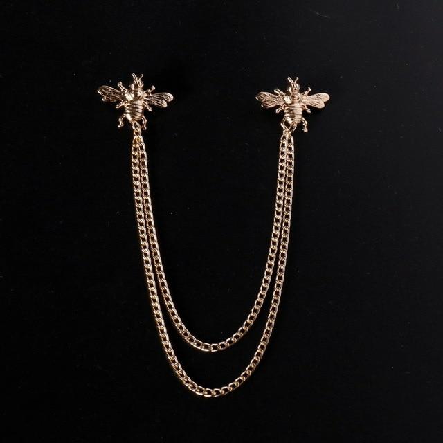 British Style Vintage Crystal Cross Broche Mymaebell.com 8