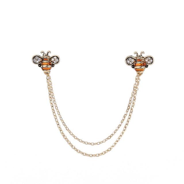 British Style Vintage Crystal Cross Broche Mymaebell.com 17