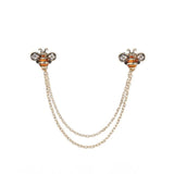 British Style Vintage Crystal Cross Broche Mymaebell.com 17