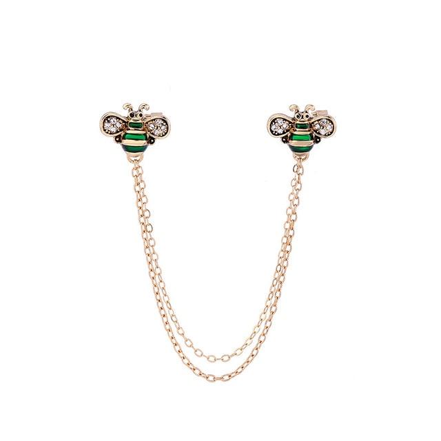 British Style Vintage Crystal Cross Broche Mymaebell.com 16