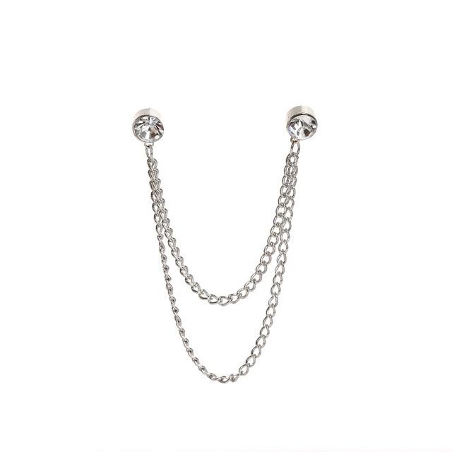 British Style Vintage Crystal Cross Broche Mymaebell.com 21