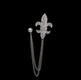 British Style Vintage Crystal Cross Broche Mymaebell.com 31