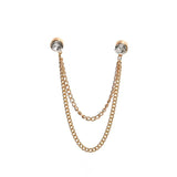 British Style Vintage Crystal Cross Broche Mymaebell.com 20