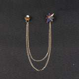 British Style Vintage Crystal Cross Broche Mymaebell.com 23