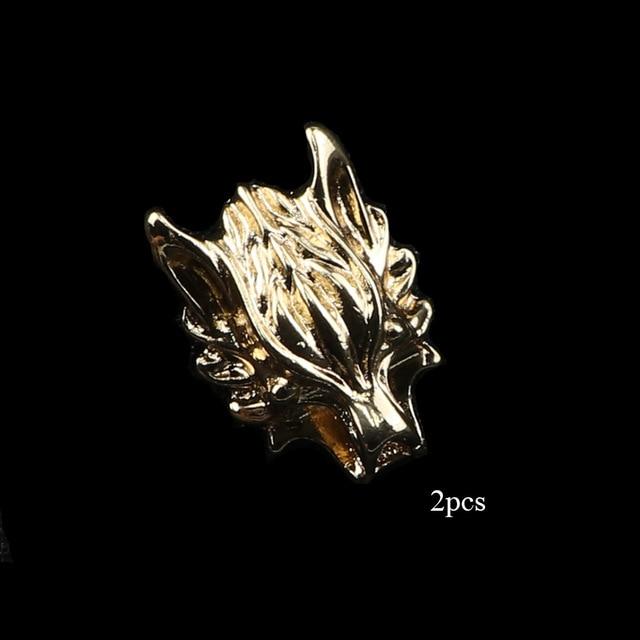 Brooch Dragon Badge Retro Pins Wedding Dress Party Dance Broche Mymaebell.com 24-2pcs