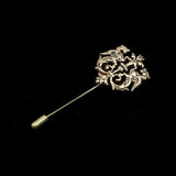 Chic Brooches Mask Leaf Fower Pin Broche Mymaebell.com 12