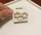 Cotton Beads Pearl Earrings Earring Mymaebell.com Cotton beads small