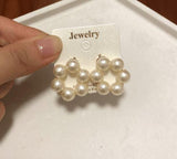 Cotton Beads Pearl Earrings Earring Mymaebell.com Ordinary beads