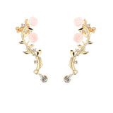 Crystal Rhinestone Ear Wrap Mymaebell.com Gold