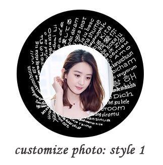 Customize Eye of Angel 100 Language to Say "I Love You" Microscopic Carvings Special Gift to Special You Silver/Copper/Alloy necklace Mymaebell.com Style1 Copper