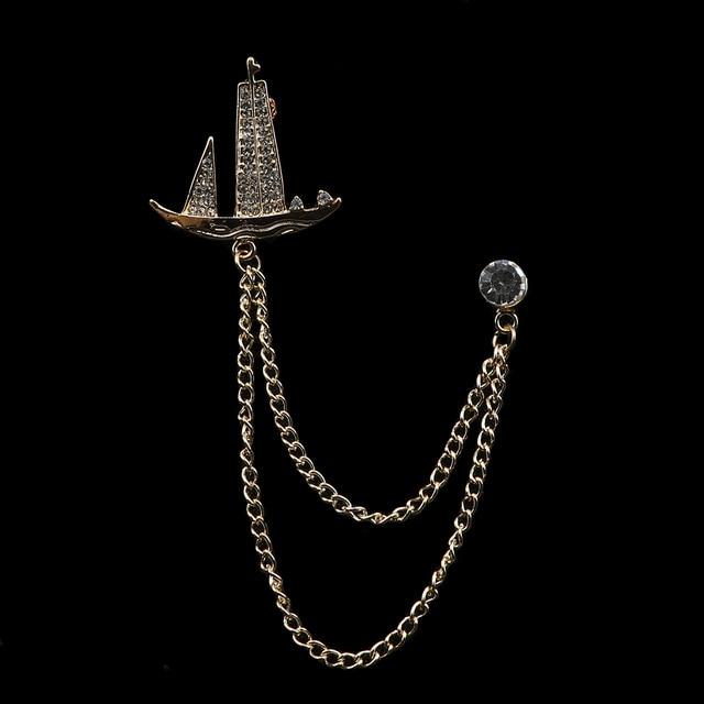 Eagle Angel Skull Anchor Badge Retro Pins Broche Mymaebell.com 53