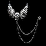 Eagle Angel Skull Anchor Badge Retro Pins Broche Mymaebell.com 50