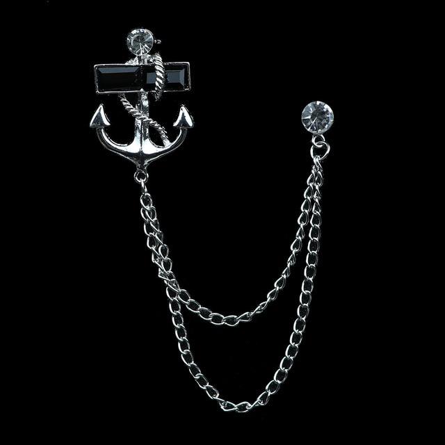 Eagle Angel Skull Anchor Badge Retro Pins Broche Mymaebell.com 42