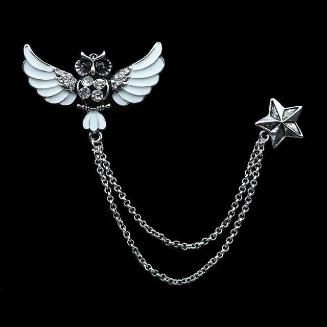 Eagle Angel Skull Anchor Badge Retro Pins Broche Mymaebell.com 33