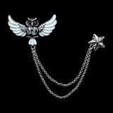 Eagle Angel Skull Anchor Badge Retro Pins Broche Mymaebell.com 33