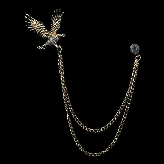 Eagle Angel Skull Anchor Badge Retro Pins Broche Mymaebell.com 35