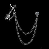 Eagle Angel Skull Anchor Badge Retro Pins Broche Mymaebell.com 40