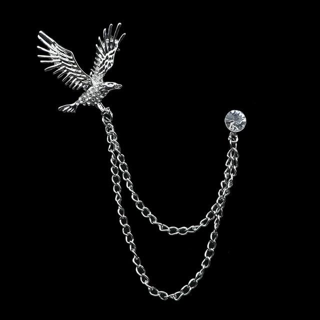 Eagle Angel Skull Anchor Badge Retro Pins Broche Mymaebell.com 34