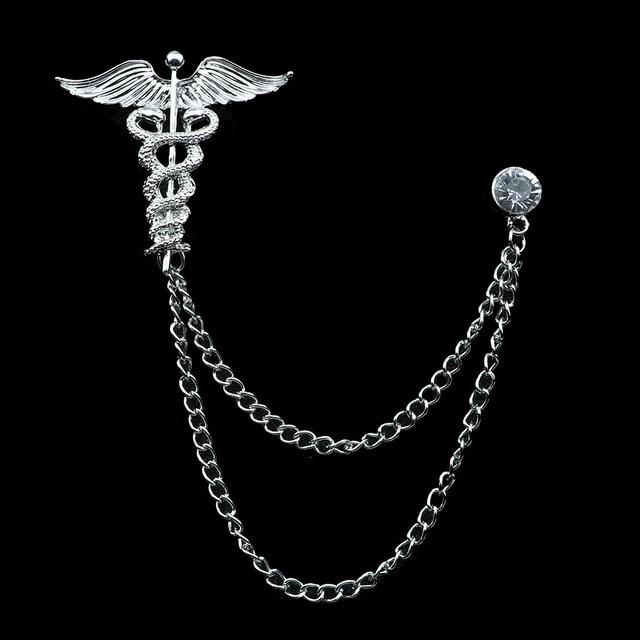 Eagle Angel Skull Anchor Badge Retro Pins Broche Mymaebell.com 48