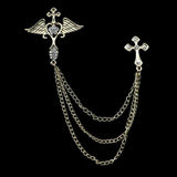 Eagle Angel Skull Anchor Badge Retro Pins Broche Mymaebell.com 47