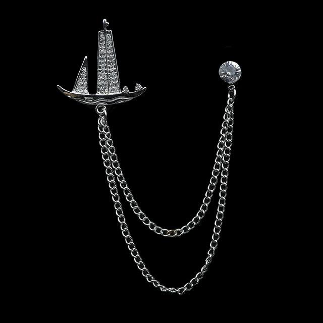 Eagle Angel Skull Anchor Badge Retro Pins Broche Mymaebell.com 52