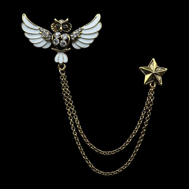 Eagle Angel Skull Anchor Badge Retro Pins Broche Mymaebell.com 32