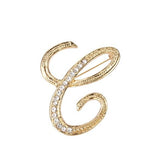 Fashion clothing accessories 26 English alphabet brooches broches Mymaebell.com C