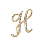 Fashion clothing accessories 26 English alphabet brooches broches Mymaebell.com H