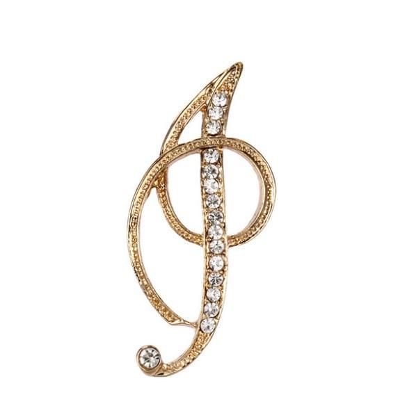 Fashion clothing accessories 26 English alphabet brooches broches Mymaebell.com I