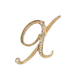 Fashion clothing accessories 26 English alphabet brooches broches Mymaebell.com X