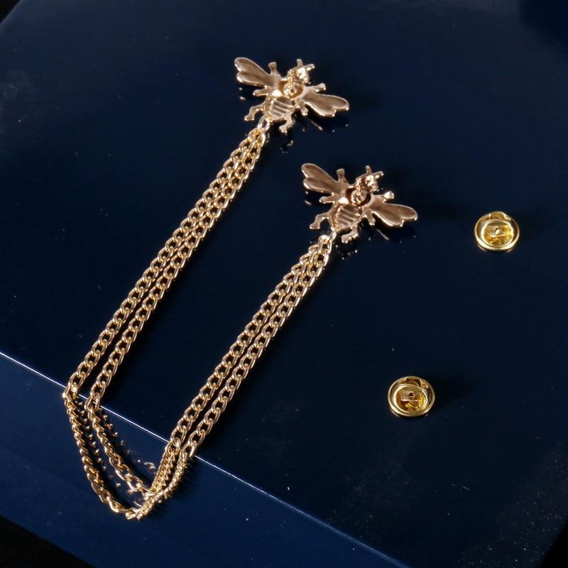 Gold Bee Fashion Brooches Broches Pins Broche Mymaebell.com