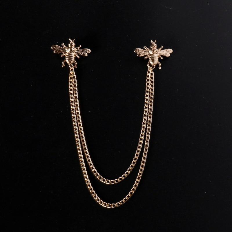 Gold Bee Fashion Brooches Broches Pins Broche Mymaebell.com