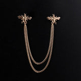Gold Bee Fashion Brooches Broches Pins Broche Mymaebell.com